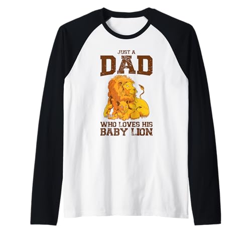 Nur EIN Vater, der Sein Baby Lion Wilderness Safari Lover liebt Raglan Nur EIN Vater, der Sein Baby Lion Wilderness Safari Lover liebt Raglan von Safari Dad Jungle Animals Fathers Day Accessoires