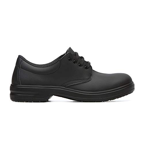 D223 Safeway Küchenschuhe, Schnürschuhe, Arbeitsschuhe mit Schutzkappe S2 schwarz Gr.37 von Safe Way