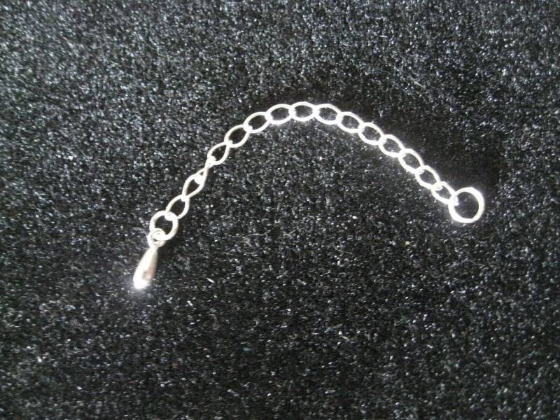2" Verlängerung - 925 Sterling Silber Armband/Halskette Baton An Einem Ende von SafePortJewelers