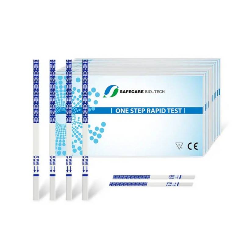 Safecare Bio-Tech Drogen-Schnelltest 10 Urin Drogentest Schnelltest THC Test, 1 Messparameter, Urinprobe, 10-tlg., THC-Drogentest, Hohe Präzision und Zuverlässigkeit von Safecare Bio-Tech