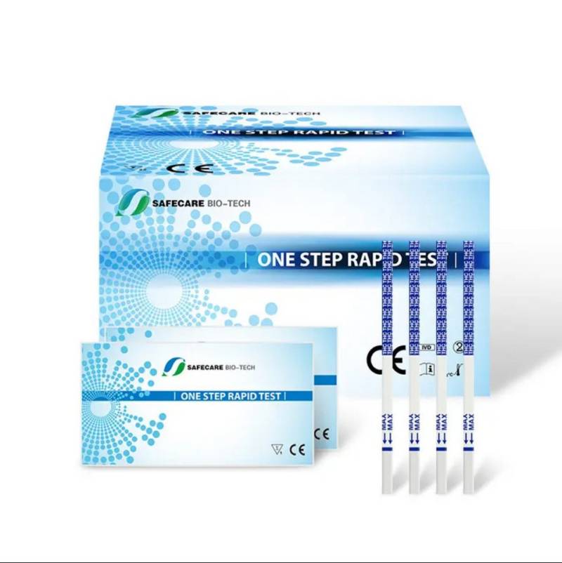 Safecare Bio-Tech Drogen-Schnelltest 5 Cannabis THC Schnelltest Selbsttest Drogentest Marijuana Urin, 1 Messparameter, Urintest, 5-tlg., THC-Schnelltest, Selbsttest, Multifunktionalität, Schnelle Ergebnisanzeige von Safecare Bio-Tech