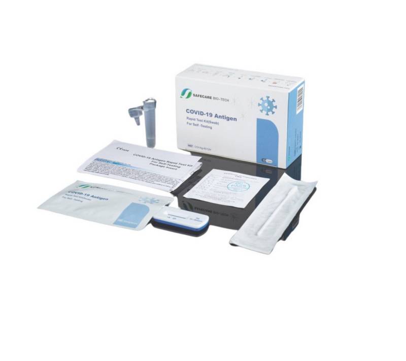 Safecare Bio-Tech Influenza-Schnelltest Corona Schnelltest Covid, MHD 2026, erkennt XEC und MC.13.2, 1 Messparameter, 10-tlg., Hohe Präzision, EU-konform, langlebig & zertifizierte Sicherheit von Safecare Bio-Tech
