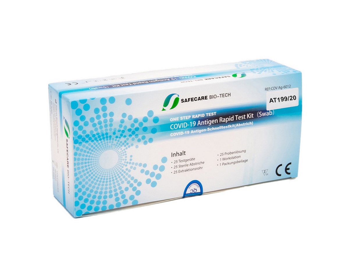 Safecare Bio-Tech PSA-Schnelltest Safecare Bio-Tech Covid-19 PROFI Antigen-Schnelltest (25 Stück) von Safecare Bio-Tech