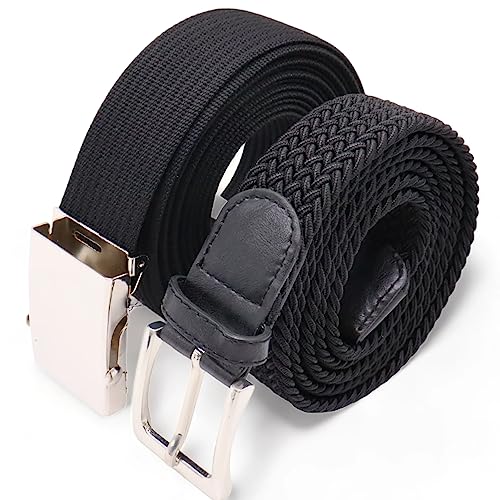 Komfortabel Elastische Geflochtener Stretch Gürtel - Stretchbelt - Stoffgürtel - Gürtel Flecht - Damen und Herren von Safekeepers