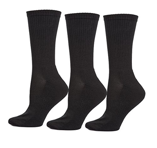 3er Pack Sportsocken Schwarz, 39-42 von Safersox