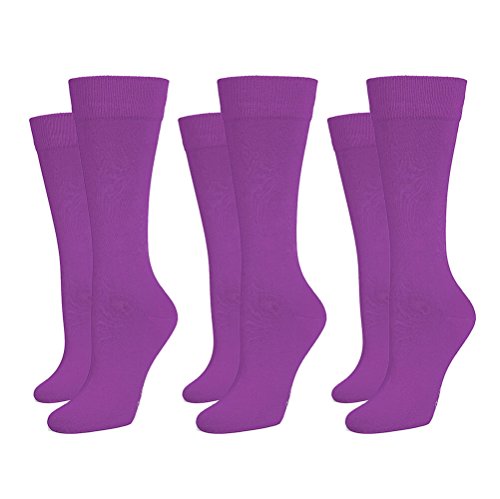 Safersox 3er Pack Business Socken Lila, 39-42 von Safersox