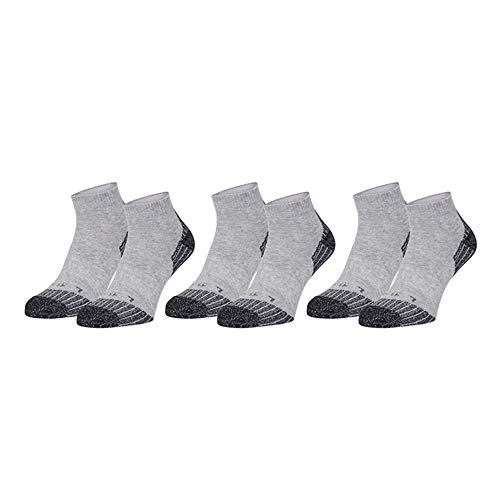 Safersox 3er Pack Laufsocken/Running Socken Grau meliert, 43-46 von Safersox