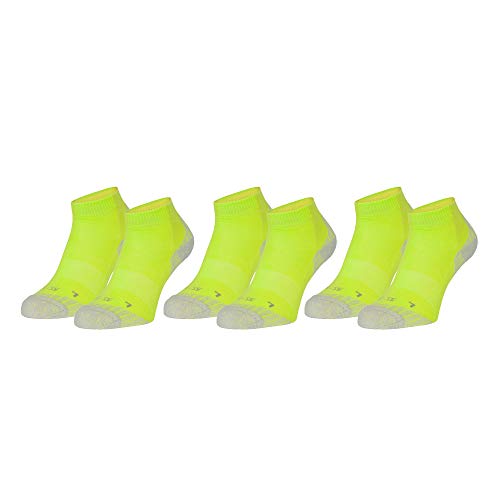 Safersox 3er Pack Laufsocken/Running Socken Lime Punch, 43-46 von Safersox