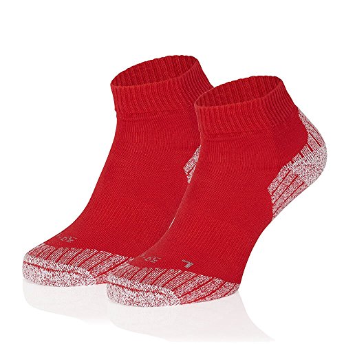 Safersox Laufsocken Rot, 43-46 von Safersox