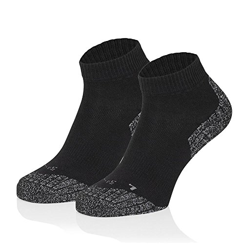 Safersox Laufsocken Schwarz, 39-42 von Safersox