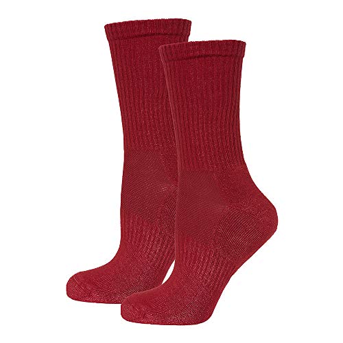 Safersox Mückensocken-Sportsocken Socken - Bordeaux-Rot, 35-38 von Safersox