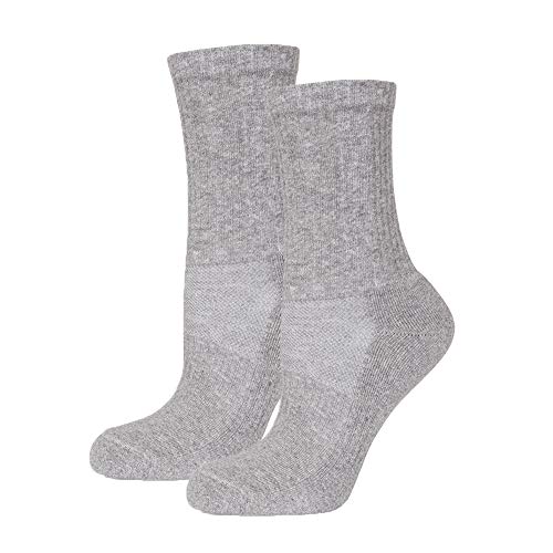 Safersox Mückenschutz-Socken Grau meliert, 35-38 von Safersox