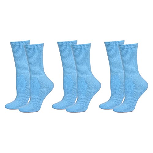 Safersox Mückensocken-Sportsocken Socken - 3er Vorteilspack Hellblau, 39-42 von Safersox