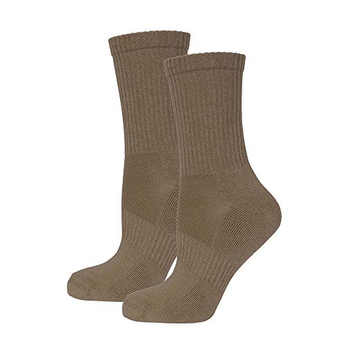 Safersox Mückensocken-Sportsocken Socken - Mokka, 43-46 von Safersox