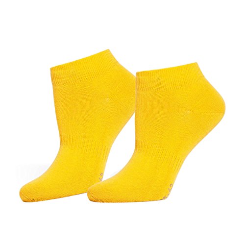 Safersox Sneaker Socken Gelb, 43-46 von Safersox