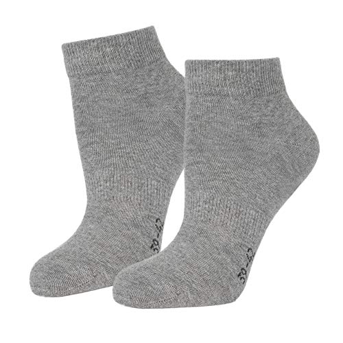 Safersox Sneaker Socken Grau melliert, 39-42 von Safersox