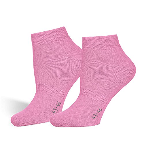 Safersox Sneaker Socken Pink, 39-42 von Safersox