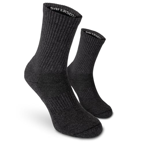 Safersox Sportsocken Anthrazit, 35-38 von Safersox