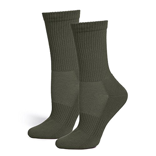 Safersox Sportsocken - Für tagelanges Tragen ohne Waschen - in vielen Farben erhältlich! (35-38, Oliv) von Safersox