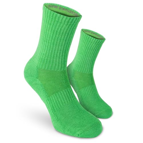 Safersox Tennissocken, 1 Paar, Grün, 35-38 von Safersox