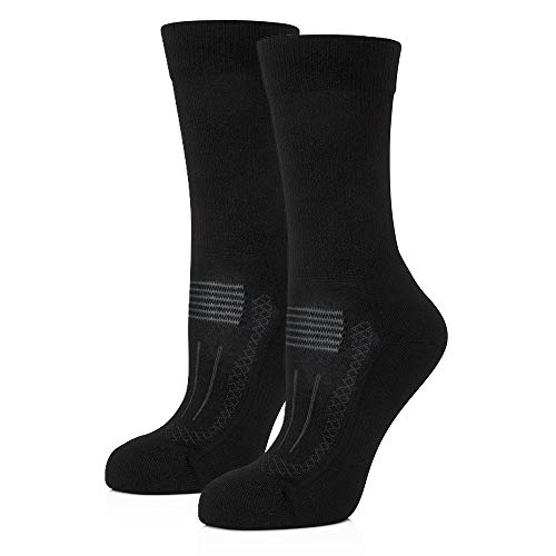 Safersox Trekkingsocke Mückenschutz Socken - Schwarz, 35-38 von Safersox