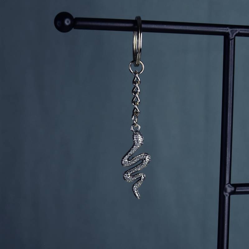Crowley Silber-Schlange Keychain von SafetyNetShop