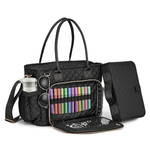 Safipotts Bibelstudiertasche für Damen, mit abnehmbarem Bucheinband, Kirchentasche mit verstellbarem Schultergurt, Bibeltasche für Bibelstudium, Schwarz Safipotts Bibelstudiertasche für Damen, mit abnehmbarem Bucheinband, Kirchentasche mit verstellbarem Schultergurt, Bibeltasche für Bibelstudium, Schwarz von Safipotts