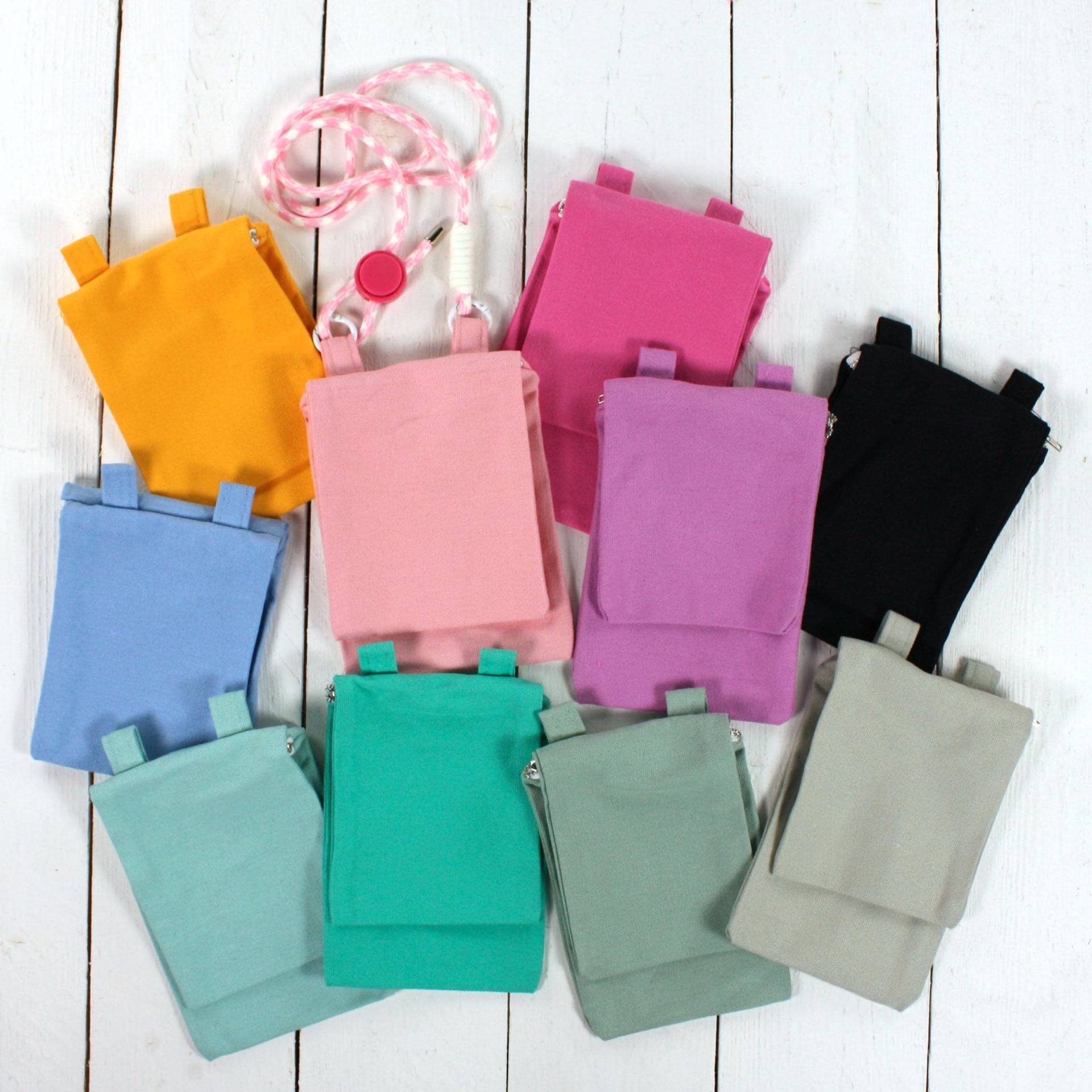 Cross Body Bag, Tasche, Handytasche, Baumwolltasche, Kinder von SafuriDesign