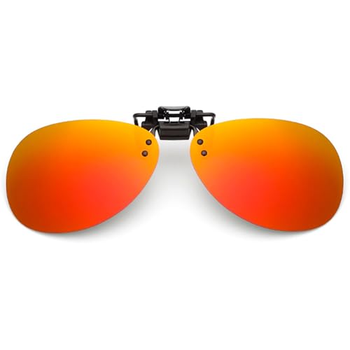 1PCS Aufsteckbare Sonnenbrille, Blendschutz, polarisierte Aufsteck-Sonnenbrille mit UV-Schutz, hochklappbare Autofahrerbrille für Männer und Frauen (OG) von SagaSave