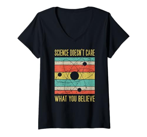 Damen Der Wissenschaft ist es egal, was Sie glauben Pro Science T-Shirt mit V-Ausschnitt Damen Der Wissenschaft ist es egal, was Sie glauben Pro Science T-Shirt mit V-Ausschnitt von Sage Styles