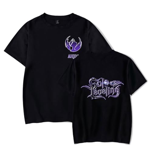 Anime Solo Leveling T-Shirt Unisex Cartoon Hemd Sung Jin-Woo Kurzarm Sommer Top von Sageam