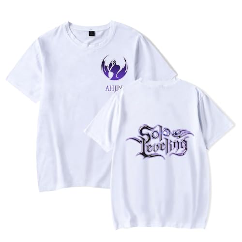 Anime Solo Leveling T-Shirt Unisex Cartoon Hemd Sung Jin-Woo Kurzarm Sommer Top von Sageam