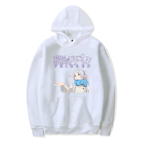 Frieren: Beyond Journey's End Merch Hoodie Unisex Cosplay Anime Kapuzenpullover Cartoon Pullover Sweatshirt für Mädchen Jungen von Sageam