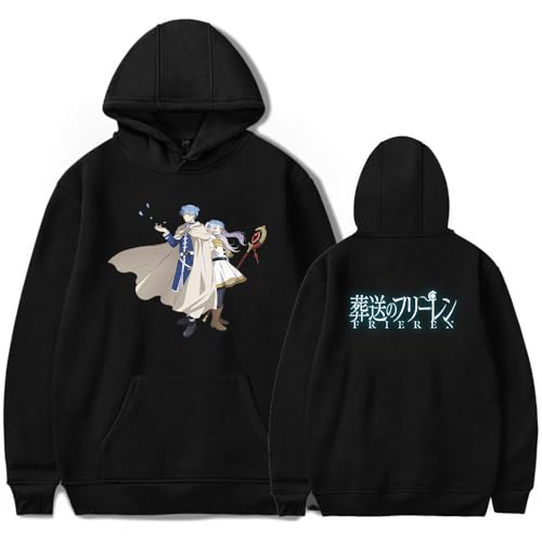 Frieren: Beyond Journey's End Merch Hoodie Unisex Cosplay Anime Kapuzenpullover Cartoon Pullover Sweatshirt für Mädchen Jungen von Sageam