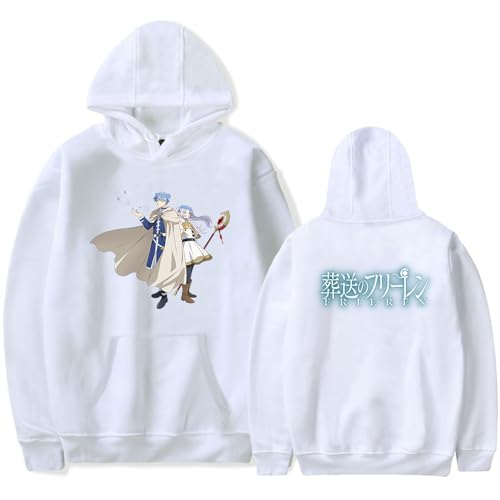 Frieren: Beyond Journey's End Merch Hoodie Unisex Cosplay Anime Kapuzenpullover Cartoon Pullover Sweatshirt für Mädchen Jungen von Sageam