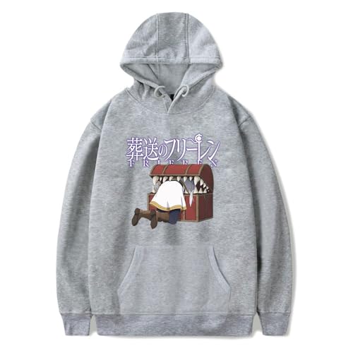 Frieren: Beyond Journey's End Merch Hoodie Unisex Cosplay Anime Kapuzenpullover Cartoon Pullover Sweatshirt für Mädchen Jungen von Sageam