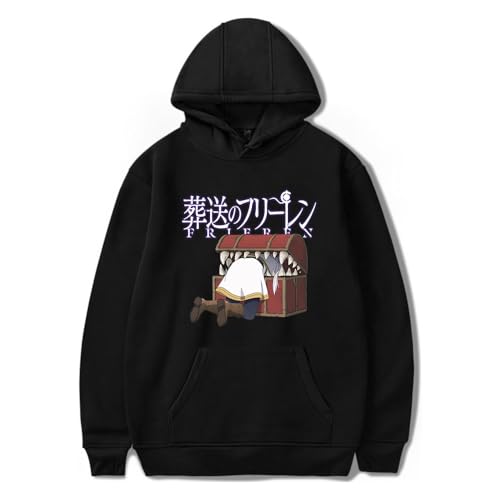 Frieren: Beyond Journey's End Merch Hoodie Unisex Cosplay Anime Kapuzenpullover Cartoon Pullover Sweatshirt für Mädchen Jungen von Sageam