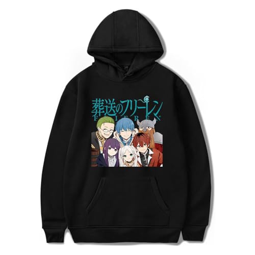 Frieren: Beyond Journey's End Merch Hoodie Unisex Cosplay Anime Kapuzenpullover Cartoon Pullover Sweatshirt für Mädchen Jungen von Sageam