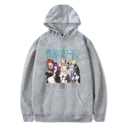 Frieren: Beyond Journey's End Merch Hoodie Unisex Cosplay Anime Kapuzenpullover Cartoon Pullover Sweatshirt für Mädchen Jungen von Sageam
