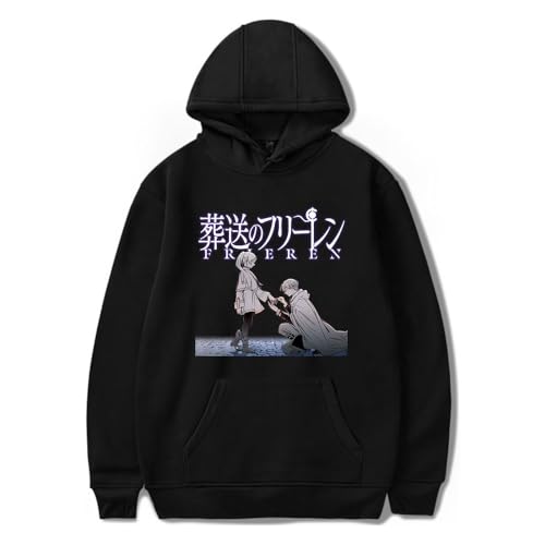 Frieren: Beyond Journey's End Merch Hoodie Unisex Cosplay Anime Kapuzenpullover Cartoon Pullover Sweatshirt für Mädchen Jungen von Sageam