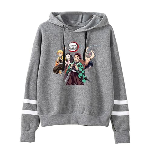 Kapuzenpullover for Nezuko Demon Tanjirou Slayer Pullover Anime Hoodie Langarm Cosplay Sweatshirt für Herren Damen von Sageam