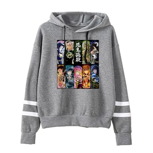 Kapuzenpullover for Nezuko Demon Tanjirou Slayer Pullover Anime Hoodie Langarm Cosplay Sweatshirt für Herren Damen von Sageam