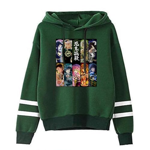 Kapuzenpullover for Nezuko Demon Tanjirou Slayer Pullover Anime Hoodie Langarm Cosplay Sweatshirt für Herren Damen von Sageam