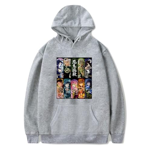 Unisex Anime Sweatshirts for Demon Tanjirou Zenitsu Slayer Kapuzenpullover Cartoon Pullover Cosplay Hoodie für Mädchen Jungen von Sageam