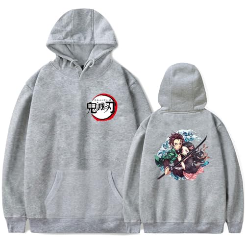 Unisex Kapuzenpullover for Demon Tanjirou Nezuko Slayer Pullover Cosplay Anime Hoodie Kostüm Langarm Sweatshirt für Herren Damen von Sageam