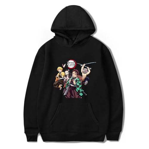 Unisex Kapuzenpullover for Demon Tanjirou Nezuko Slayer Pullover Cosplay Anime Hoodie Kostüm Langarm Sweatshirt für Herren Damen von Sageam