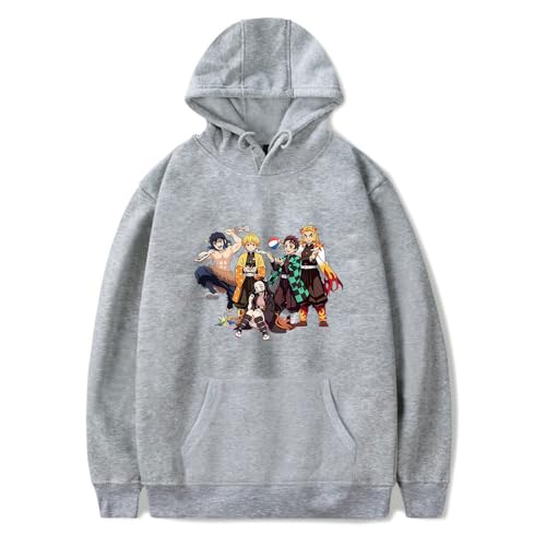 Unisex Kapuzenpullover for Demon Tanjirou Nezuko Slayer Pullover Cosplay Anime Hoodie Kostüm Langarm Sweatshirt für Herren Damen von Sageam
