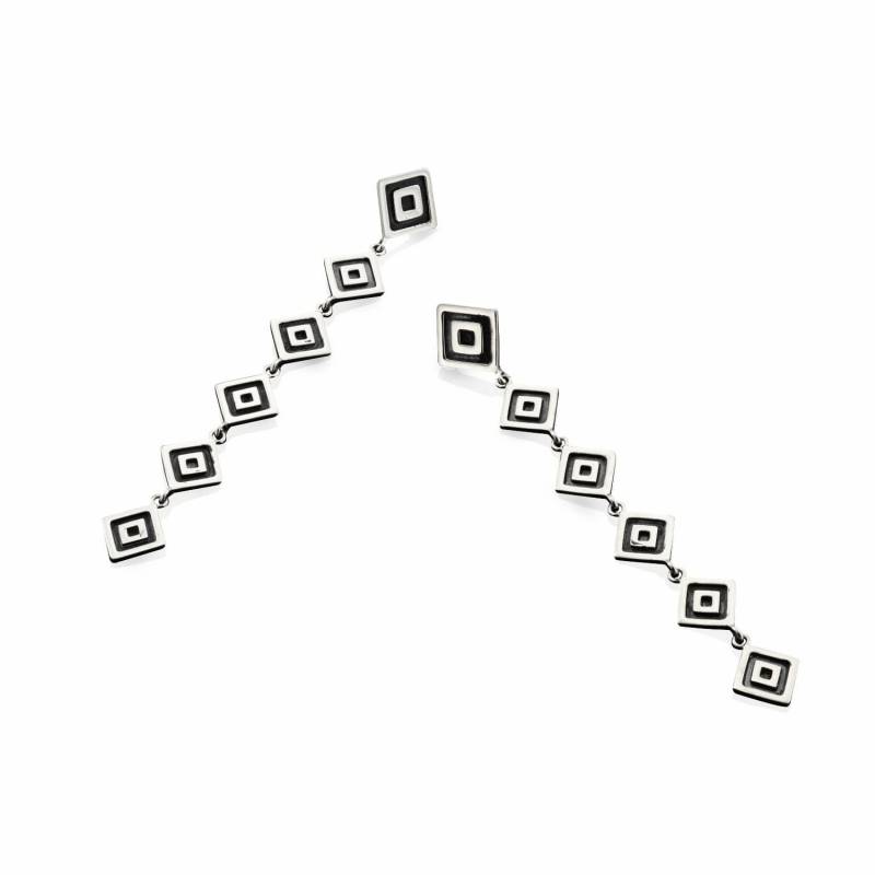 Silber Baumeln Ohrringe, Lange Boho Ohrringe Baumeln, Tropfen, Für Frauen, Schmuck Silber Baumeln Ohrringe, Lange Boho Ohrringe Baumeln, Tropfen, Für Frauen, Schmuck von Sagia