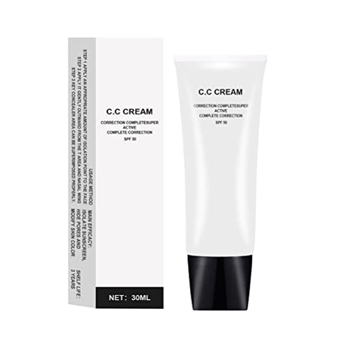 Sahgsa CC Cream, Skin Tone Adjusting CC Cream Foundation Makeup Hautton CC Cream zur Anpassung des Hauttons Farbkorrektur für reife Haut von Sahgsa