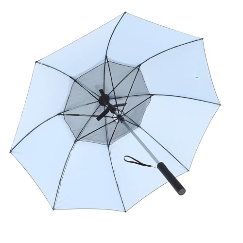 Sonnenschirm für Damen, Nebelschirm mit Ventilator, Multifunktionaler 3-in-1-Kühlventilator, Sonnen- und Regenschirm, Kompakter Reiseschirm für Heiße Sommer (Typ 2) von Sahgsa
